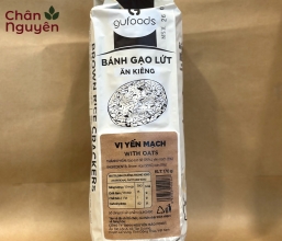 Bánh gạo lứt vị yến mạch (170g)