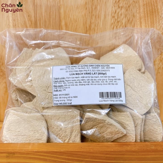 Lúa mạch vàng lát (500g) 